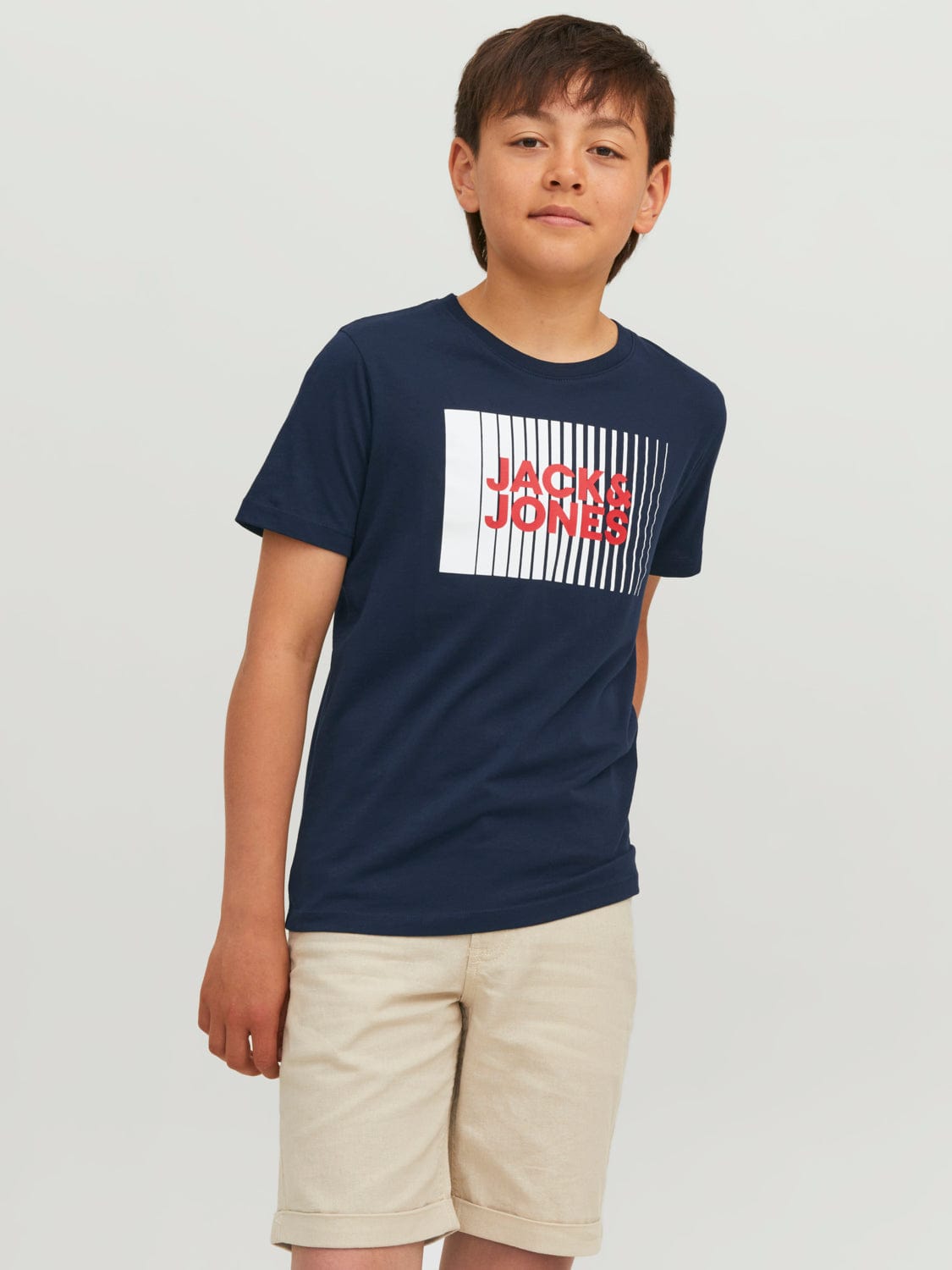 Camiseta con logo azul - JJECORP
